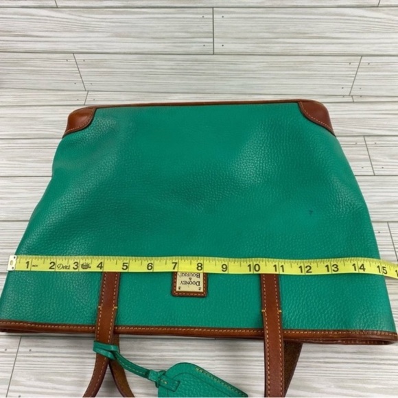Dooney & Bourke Charleston Spearmint Pebble Shopper Tote Bag - Picture 9 of 13